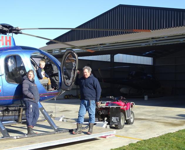 Wilkin River Jets and Backcountry Helicopters owner operators Harvey Hutton and his daughter...