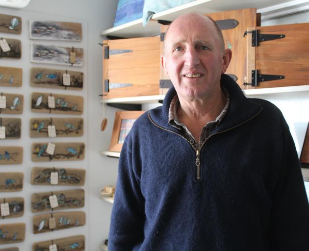 Riverton paua shell trader and manufacturer Bruce Shields is yet to find a way to adapt paua...