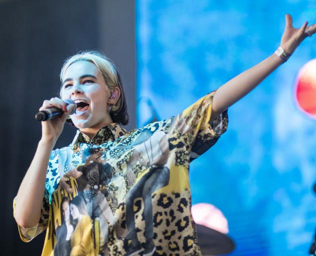 Benee at St Jerome's Laneway Festival in Brisbane on February 1. Photo: Getty Images