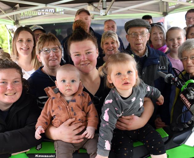 Women’s World Motocross Champion Courtney Duncan had a big turnout of relatives watching her race...