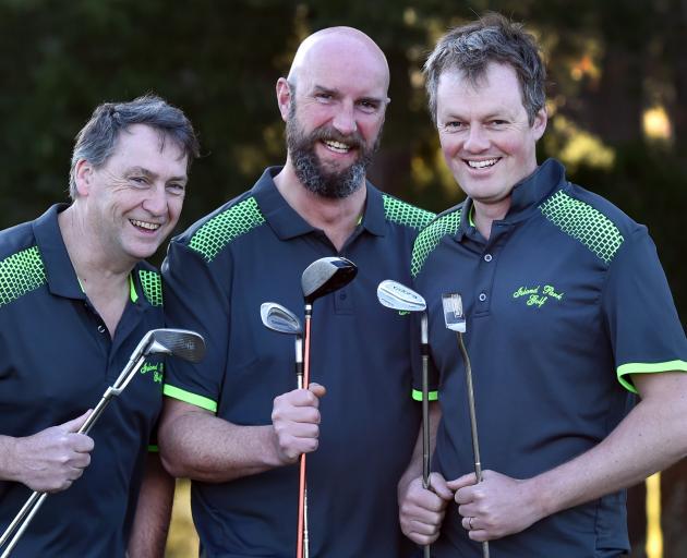  Island Park team members (from left) Campbell McPhee, Phil Moore and Michael Minty were still in...