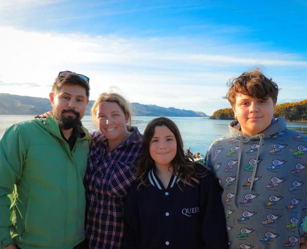 Looking forward to more time together while living on Quarantine Island are (from left) retiring...