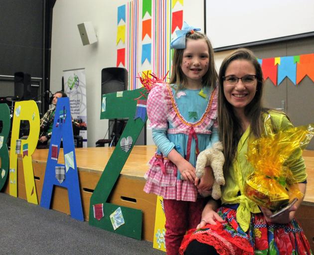  Organiser Bruna Hott and her daughter Mariana dressed up in traditional outfits to celebrate.

