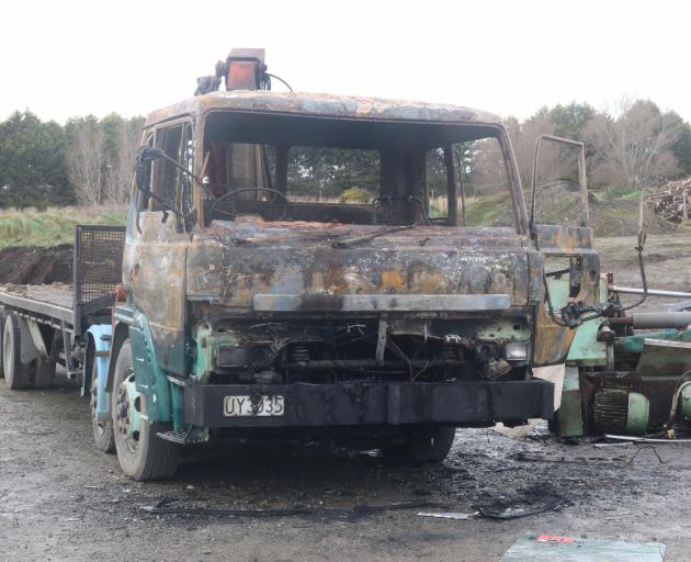 A Hiab truck fire in Roslyn Bush early on Tuesday morning was the 27th Southland fire labelled as...