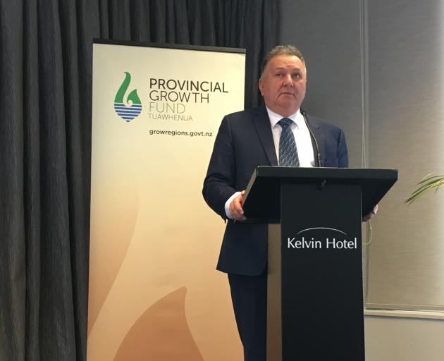 Regional Economic Development and Infrastructure Minister Shane Jones made the announcement in...