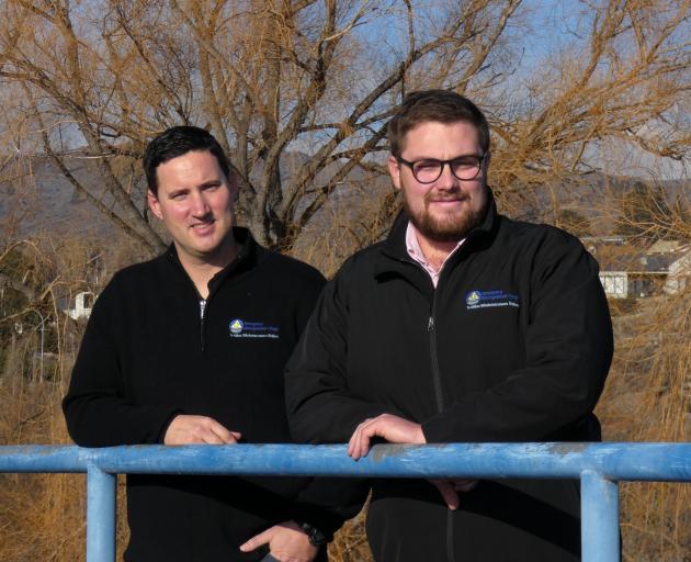 It is the job of emergency management officers Matt Alley (left) and Oliver Varley to expect the...