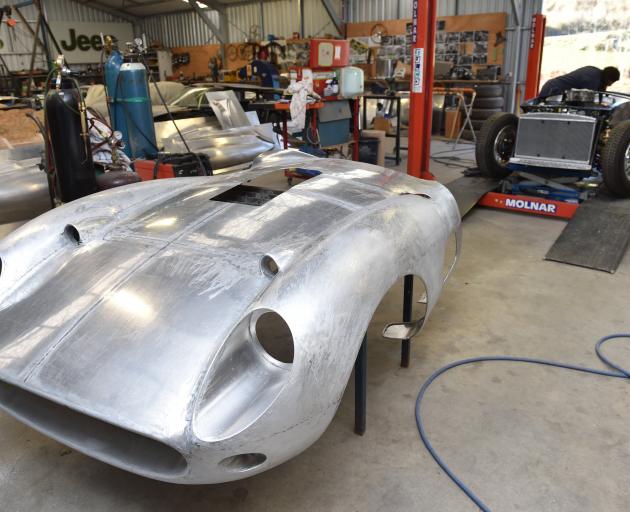 The early stages of one of Rod Tempero’s workshop’s creations.