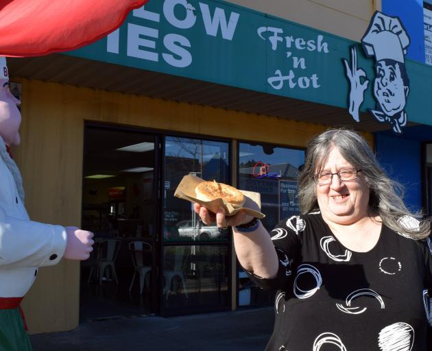 Pam Robertson, of Leith Valley, is pleased Marlow Pies is remaining open in central Dunedin....