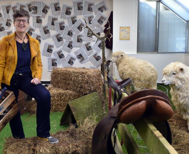 Outgoing DCC chief executive Sue Bidrose in her refurbished office. PHOTO : PETER MCINTOSH