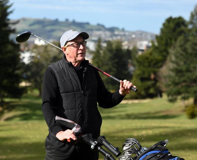 British businessman David Hey has been able to work on his golf game at the Otago Golf Club after...
