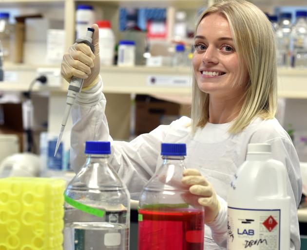 Evolutionary virologist Dr Jemma Geoghegan at the University of Otago’s microbiology and...