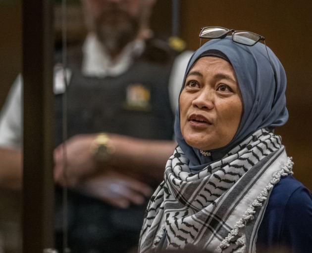 Hamimah Tuyan told the court the mosque terrorist was no different that ISIS. Photo: Pool/Getty...
