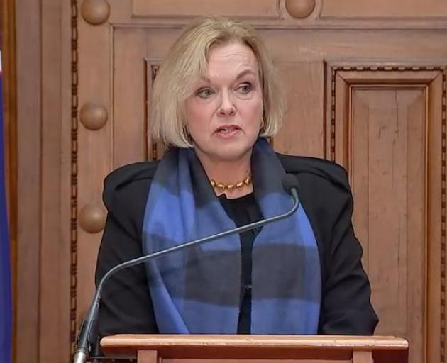 National leader Judith Collins calls for the election to be delayed Photo: RNZ