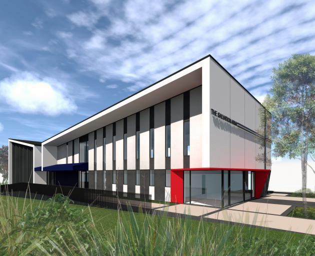 An artists impression of the new Salvation Army building in Queenstown. Image: Supplied
