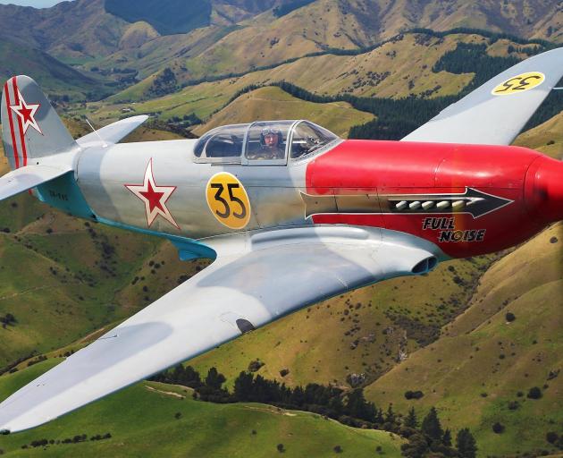 The Yak 3 Russian fighter was imported and lovingly restored by its Blenheim-based owner Graeme...