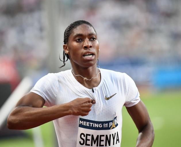 Caster Semenya during a Diamond League meet earlier this year. Photo: Getty Images