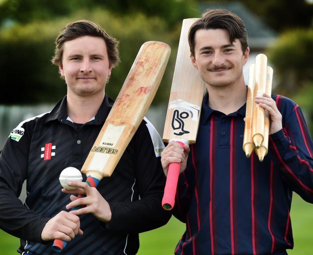 Jeremy Smith (left), of Kaikorai, and Kurt Johnston, of Carisbrook Dunedin, are looking forward...