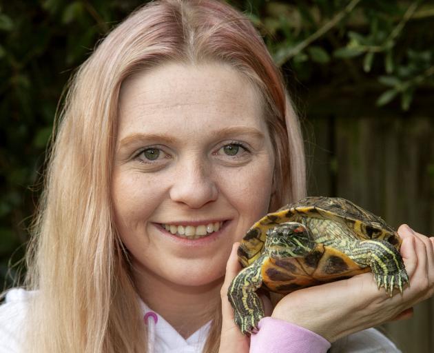 Christina Gane and Houdini. Photo: Geoff Sloan