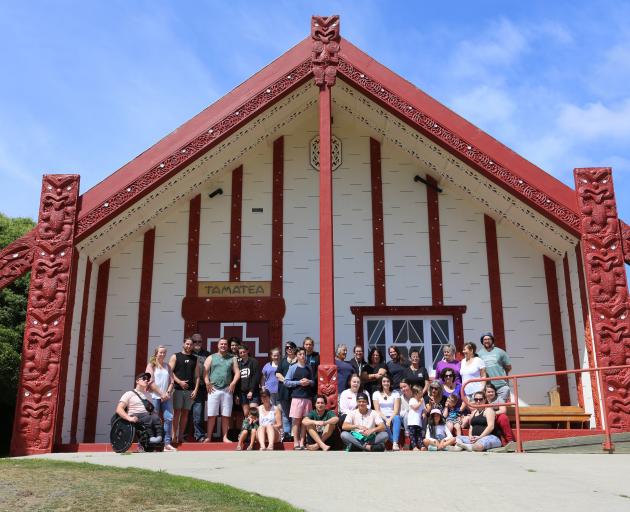 A group of families of mixed language ability, from the local hapu at Otakou, who spent a weekend...