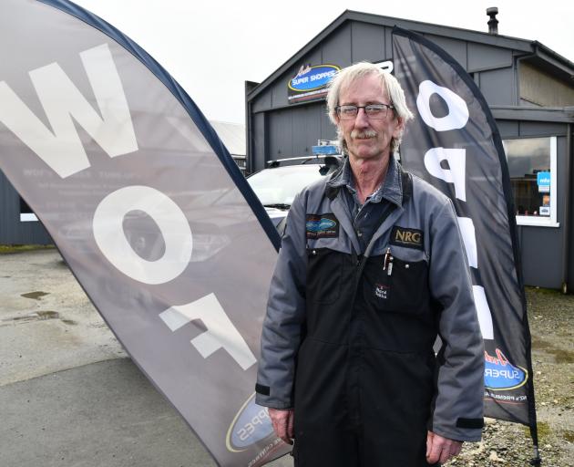 NRG Auto Service Centre owner Marty Garrick, of Invercargill, says his business is ‘‘starting to...