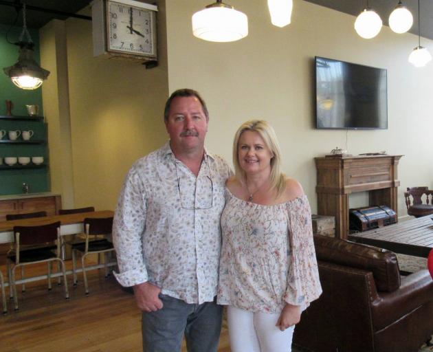 Auckland couple Phillip and Jacqui McNicholl, pictured after the completion of the Poshtel last...
