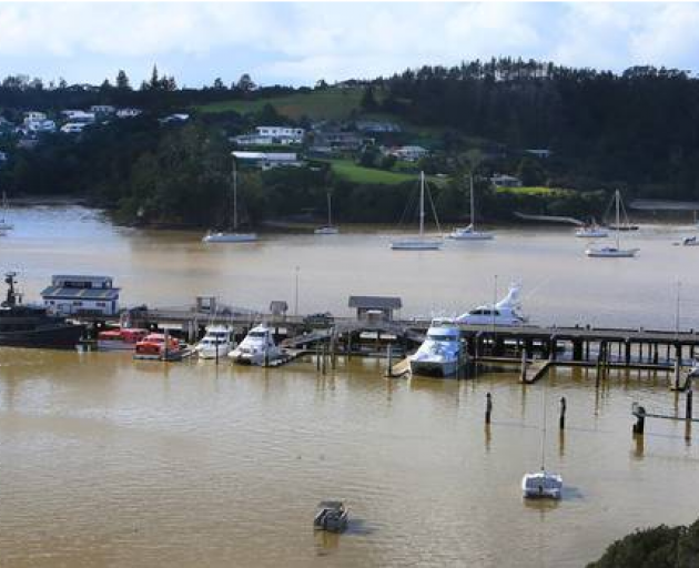 The German-flagged vessel is being held by Customs at a quarantine dock in Opua. Photo: NZ Herald