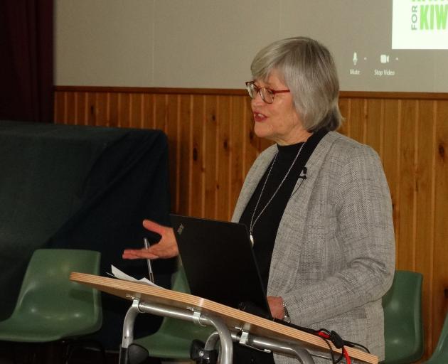 Conservation Minister Eugenie Sage announces new funding for kiwi conservation projects at a...