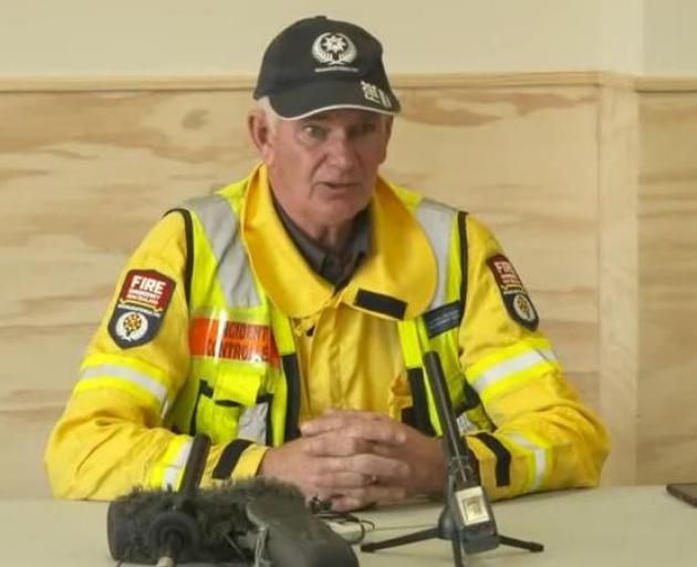 Rob Hands has been in charge of the fire scene in the Mackenzie Basin. Photo: RNZ