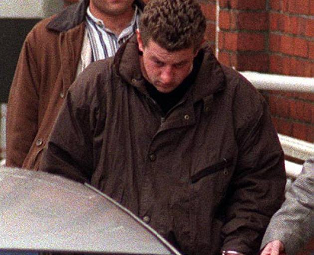 Gareth Smithers leaves court after appearing on murder charges in 1997. PHOTO: ODT FILES