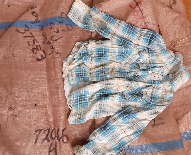 Clothing is among the items found in wool bales in the past year. PHOTOS: NZW