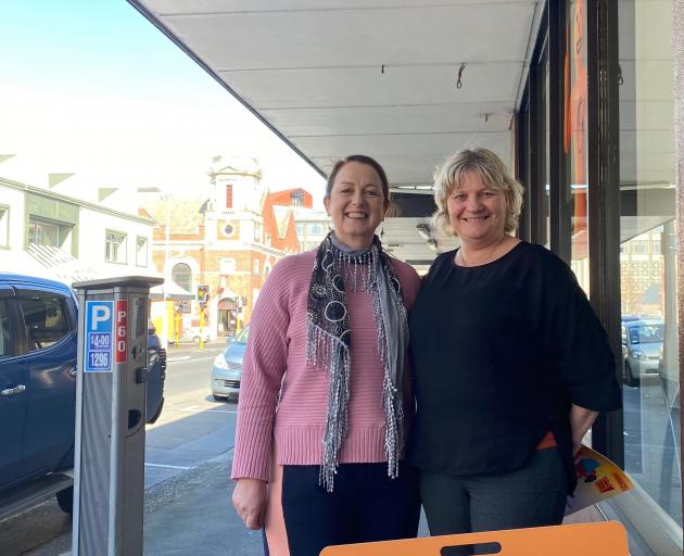 Electoral Commission returning officer for Taieri electorate Mary-Jane Moffat (left) and...