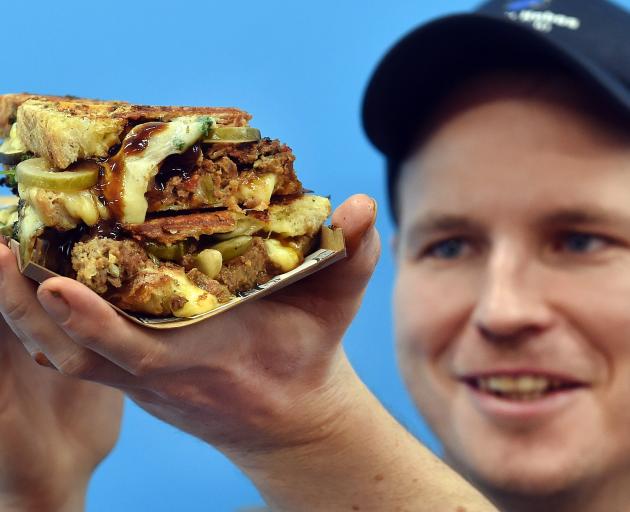 Hungry Hobos owner Romeo Dowling-Mitchell makes New Zealand’s best toasted sandwich, according to...