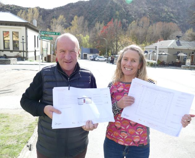 Arrowtown’s Lakes District Museum director David Clarke and The Fork and Tap owner Jeannie...