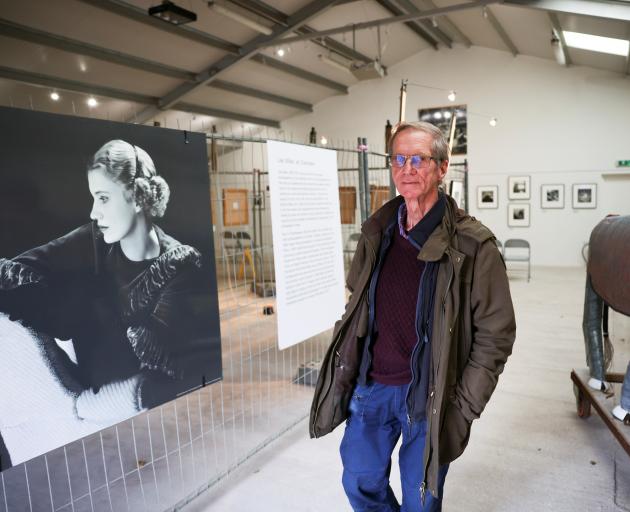 Antony Penrose, son of American photographer and surrealist Lee Miller, at the exhibition of ...