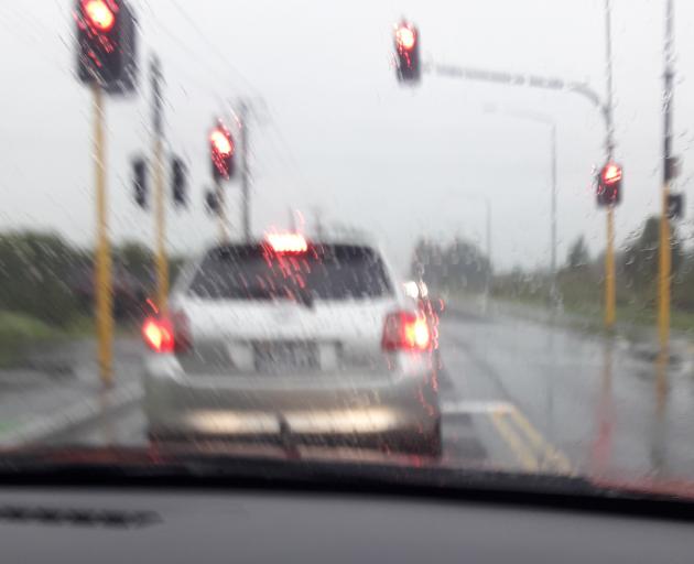 The cycleway lights on Sparks Rd between Halswell and Hendersons Rds were turning red about every...