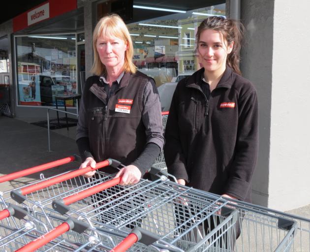 Supervalue Roxburgh co-owner Cath Toms (left) is worried about the impact on business and on...