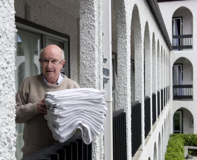 Alcala Motel owner Gary Perreau said Labour Weekend was ‘‘busy but not flat out’’. Business had...