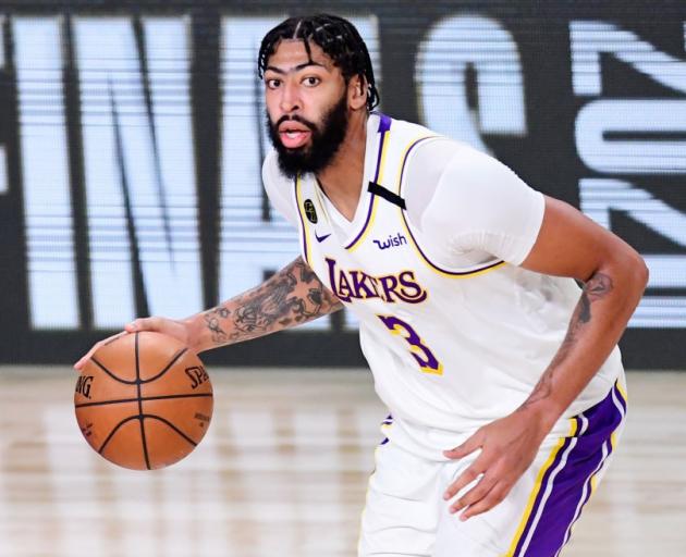 Anthony Davis is expected to re-sign with the Los Angeles Lakers. Photo: Getty Images