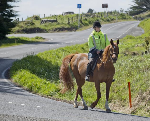 Camp Rd resident Lynn Samuels regularly rides her horse in Pukehiki and agrees with a proposed...