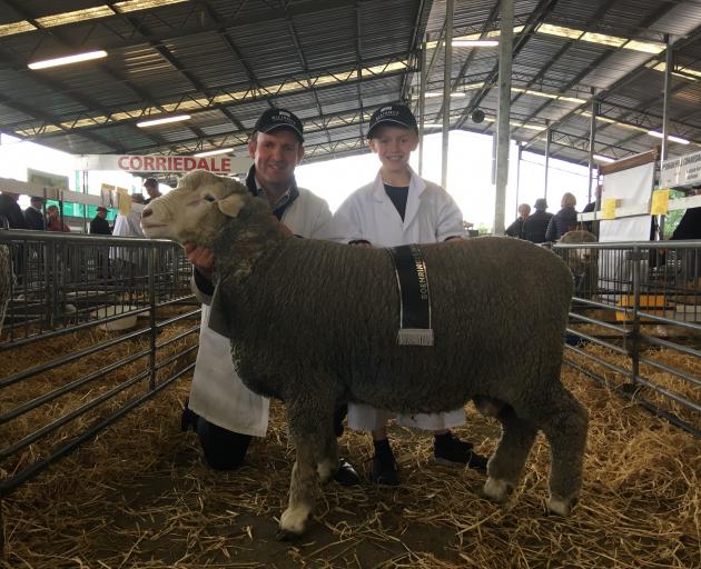 North Canterbury farmer Andrew Sidey and his son Harry (then 9) were thrilled to win a golden...