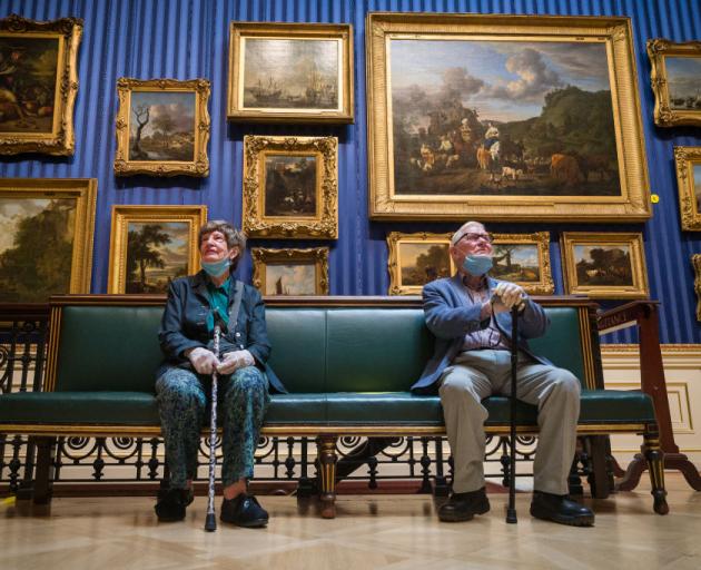 Visitors at the Wallace Art Collection in London. Photo: Getty Images