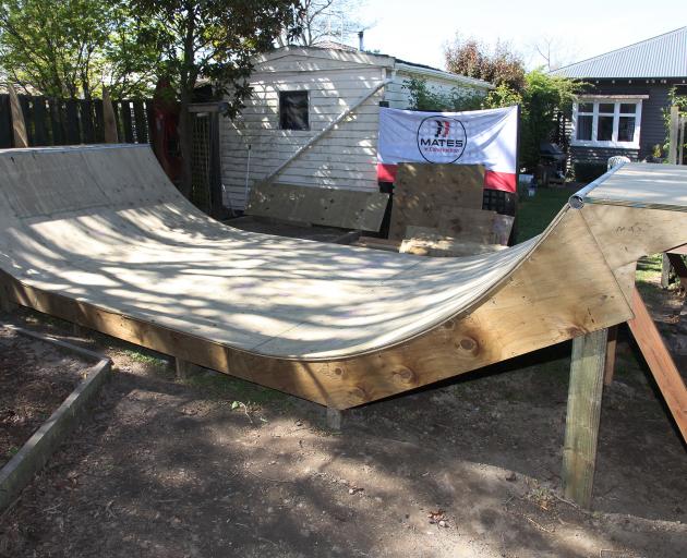 Jonty Abbott's plan to build a mini skateboard ramp on his driveway transformed into a fully...