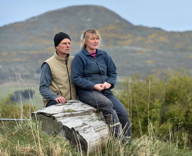 Alan Funnell and Louisa Andrew have not given up the search for their dogs Dice and Weed, who...