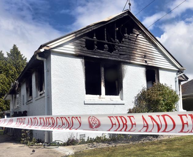 The fire is believed to have started in the kitchen.