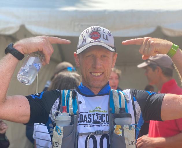 Farmer and multisporter Hamish Mackay dedicated his 2019 Coast to Coast race to his son Forbes,...