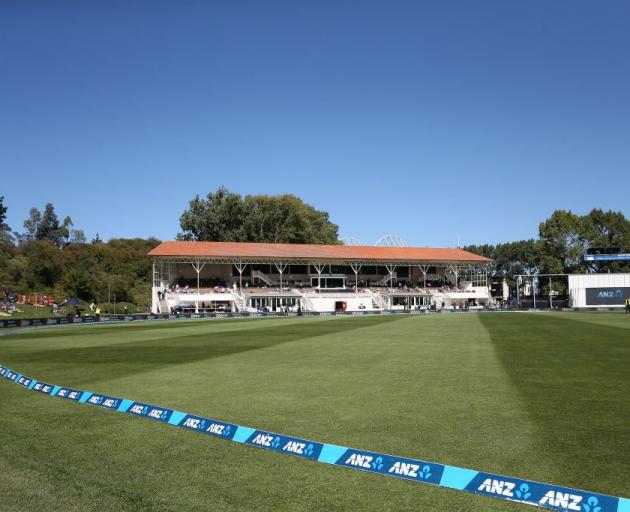 The University Oval before its test between New Zealand and South Africa earlier this year. Photo...