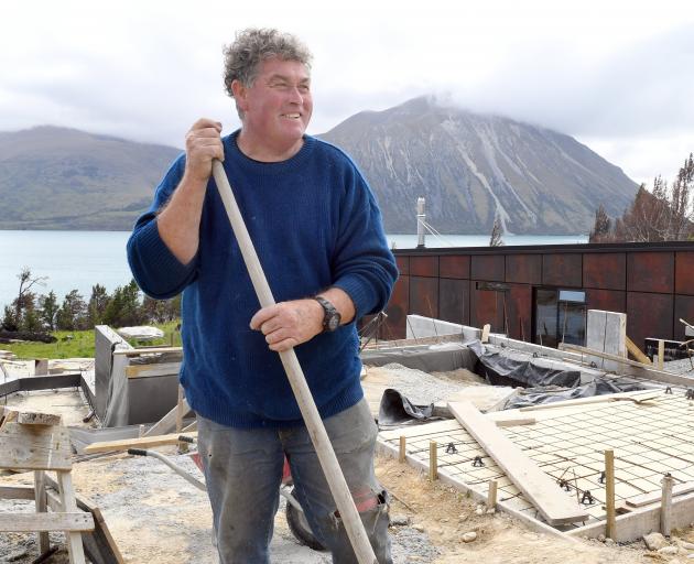 Omarama builder Bill Adams is determined to work towards rebuilding Lake Ohau. PHOTOS: STEPHEN...