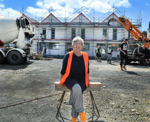 Toiora High Street Cohousing unit owner Gay Buckingham is looking forward to moving into her new...