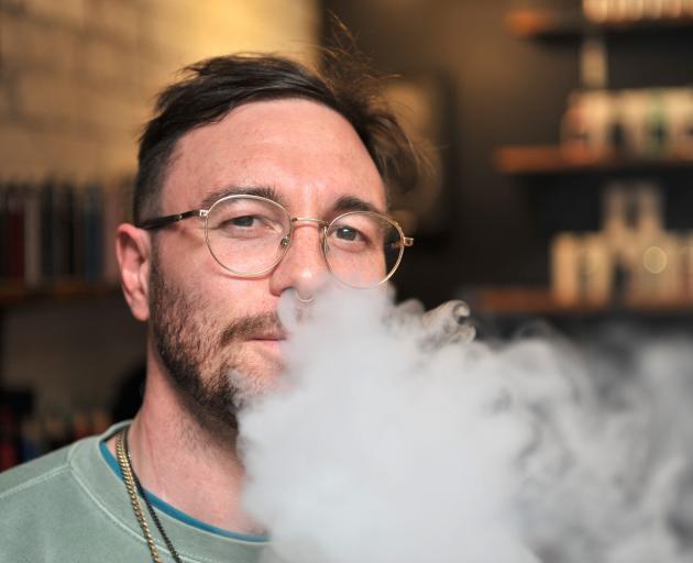 Vapourium business development manager Cody Peneamene, of Dunedin, welcomes new legislation...