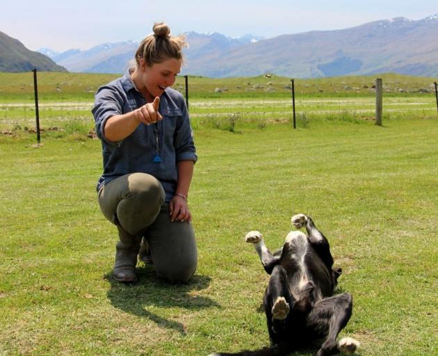 Laura Douglas and her dog, Lad. PHOTOS: SUPPLIED Laura Douglas and her dog, Lad. PHOTOS: SUPPLIED